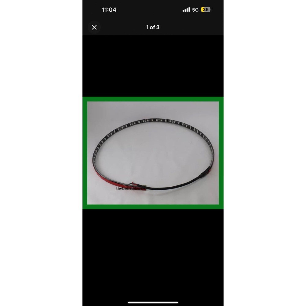Maxxima 54 LED Cool White Strip Light 36" Long Self Adhesive SMD5050